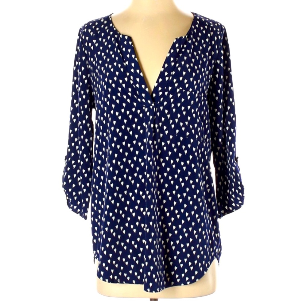 Pixley tulip floral print 3/4 sleeve blouse top
